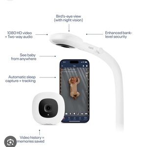 Nanit White Smart Baby Monitor with HD Video